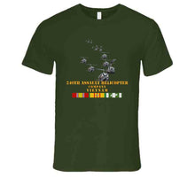 Load image into Gallery viewer, Army - 240th Assault Helicopter Co W Vn Svc V1 T Shirt
