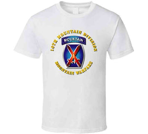 Army - 10th Mountain Division - Ssi T Shirt