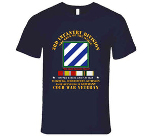 Army - 3rd Id - Germany W Cold War Svc T Shirt