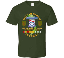 Load image into Gallery viewer, Army - Vietnam Combat Infantry Veteran W 2nd Bn 18th Inf 1st Inf Div Ssi Long Sleeve T Shirt
