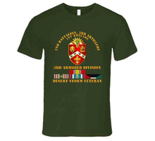 Load image into Gallery viewer, Army - 2nd Bn, 3rd Artillery - 3rd Armored Div - Desert Storm Veteran T Shirt
