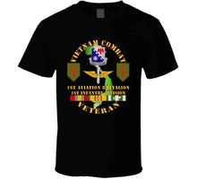 Load image into Gallery viewer, Army - Vietnam Combat Veteran, 1st Aviation Battalion, 1st Infantry Division, SSl Classic T Shirt
