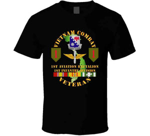 Army - Vietnam Combat Veteran, 1st Aviation Battalion, 1st Infantry Division, SSl Classic T Shirt