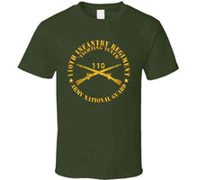 Load image into Gallery viewer, Army - 110th Infantry Regiment - Fighting Tenth - Br - Arng  X 300 T Shirt
