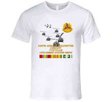 Load image into Gallery viewer, Army - 240th Assault Helicopter Co W 12th Cab W Vn Svc T Shirt
