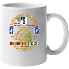 Load image into Gallery viewer, Army - Vietnam Combat Veteran W 1st Bn - 50th Inf - 173rd Airborne Bde 1968-69 W Vn Svc T Shirt
