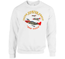 Load image into Gallery viewer, Army - Aac - 332nd Fighter Group - 12th Af - Red Tails T Shirt
