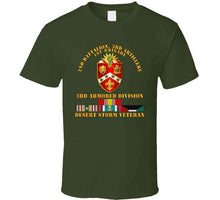 Load image into Gallery viewer, Army - 2nd Bn, 3rd Artillery - 3rd Armored Div - Desert Storm Veteran T Shirt
