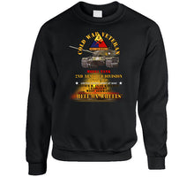 Load image into Gallery viewer, Army - Cold War Vet -  2nd Armored Division  - Garlstedt, Germany - M60a1 Tank  - Hell On Wheels W Fire X 300 Long Sleeve T Shirt
