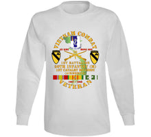 Load image into Gallery viewer, Army - Vietnam Combat Veteran W 1st Bn - 50th Inf - 1st Cav Div 1967-1968 Long Sleeve T Shirt
