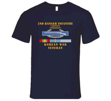 Load image into Gallery viewer, 2nd Ranger Infantry Company (airborne) W Cib W Korea Svc X 300 T Shirt
