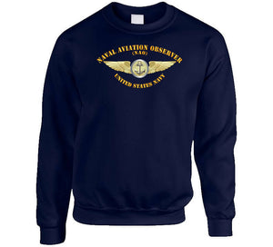 Navy - Naval Aviation Observer - Nao - Rough T Shirt