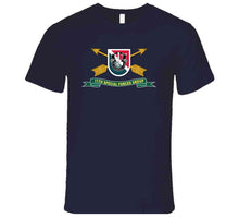 Load image into Gallery viewer, Army - 11th Special Forces Group - Flash W Br - Ribbon X 300 T Shirt
