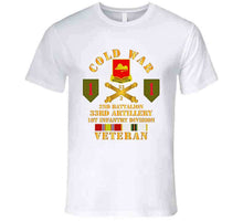 Load image into Gallery viewer, Army - Cold War  Vet - 2nd Bn 33rd Artillery - 1st Inf Div Ssi - V2 T Shirt
