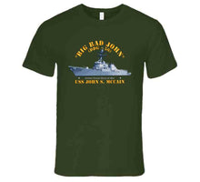 Load image into Gallery viewer, Navy - Destroyer - Uss John S Mccain - Big Bad John T Shirt
