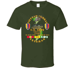 Army - Vietnam Combat Veteran - Us Army Vietnam - Usarv T Shirt