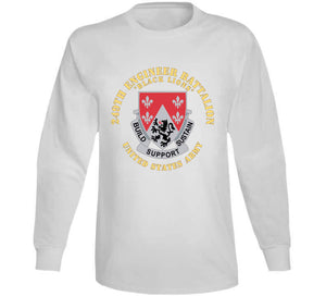 Army - Dui - 249th Engineer Battalion V1 Long Sleeve T Shirt