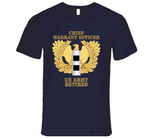 Load image into Gallery viewer, Army - Emblem - Warrant Officer - Cw2 - Retired T Shirt
