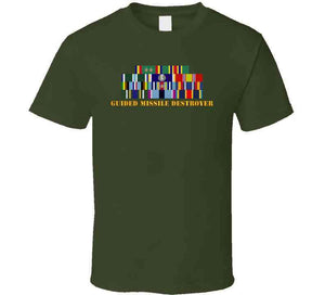 Navy - Destroyer - Uss John S Mccain - Ships Ribbons Only V1 T Shirt