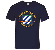 Load image into Gallery viewer, Army - 3rd Id - Iraq Vet  - The Rock Of The Marne W Svc Ribbons T Shirt
