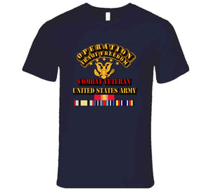 Army - IRAQI FREEDOM Veteran - Combat Veteran T Shirt