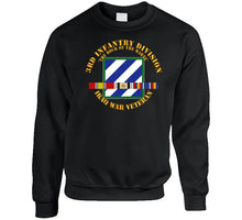 Load image into Gallery viewer, Army - 3rd Id - Iraq Vet  - The Rock Of The Marne W Svc Ribbons T Shirt
