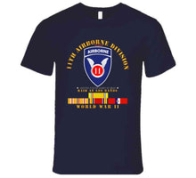 Load image into Gallery viewer, Army - 11th Airborne Division - Raid At Los BaÃ±os - Wwii W Pac Svc Long Sleeve T Shirt
