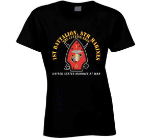 Usmc - 1st Bn, 8th Marines - The Cutting Edge - Marines At War X 300 T Shirt