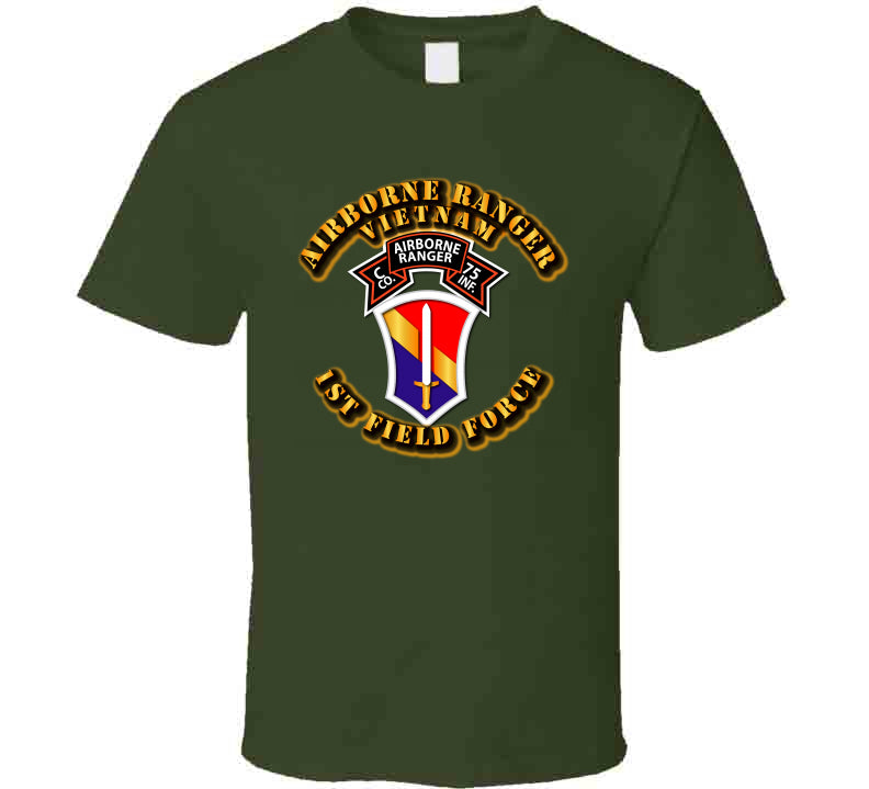 C Co 75th Ranger Vietnam Shirt | 1st Field Force I FFV Tee – MIP Brand ...