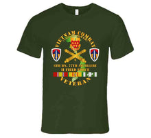 Load image into Gallery viewer, Army - Vietnam Combat Veteran W 6th Bn 77th Artillery Dui - Ii Field Force W Vn Svc Long Sleeve T Shirt
