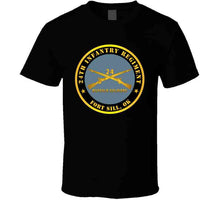 Load image into Gallery viewer, Indoor Wall Tapestries - Army - 24th Infantry Regiment - Fort Sill, Ok - Buffalo Soldiers W Inf Branch Long Sleeve T Shirt
