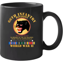 Load image into Gallery viewer, Army - 66th Infantry Div - Black Panther Div - Wwii W Ss Leopoldville W Eu Svc Long Sleeve T Shirt
