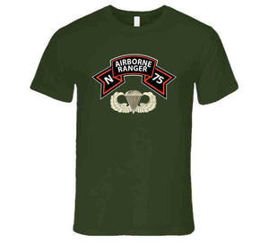 SOF - N Company Scroll - Airborne Badge Basic - Vietnam T Shirt