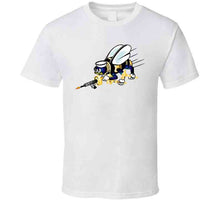 Load image into Gallery viewer, Navy - Seabee - Bee Only  - No Shadow X 300 T Shirt
