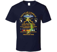 Load image into Gallery viewer, Army - 2nd Bn 502nd Infantry - 101st Abn - Operation Hawthorne W Vn Svc T Shirt
