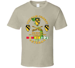 Army - Vietnam Combat, Cavalry Veteran, with 3rd Brigade, 1st Cavalry Division Classic T Shirt