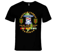 Load image into Gallery viewer, Army - Vietnam Combat Infantry Veteran W 2nd Bn 18th Inf 1st Inf Div Ssi Long Sleeve T Shirt
