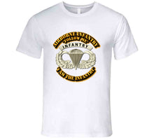 Load image into Gallery viewer, Airborne Badge - Infantry - Follow Me I am the Infantry T Shirt

