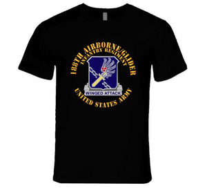 Army  - 188th Airborne - Glider Infantry Regiment - Dui X 300 T Shirt