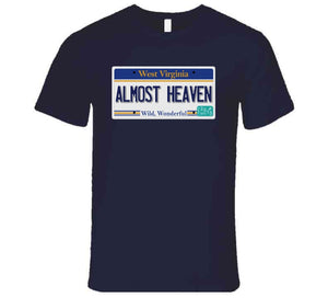 Govt - License - Wv - Almost Heaven T Shirt