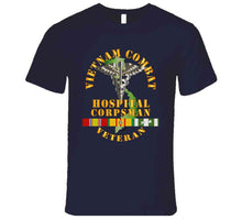 Load image into Gallery viewer, Usn  - Usmc - Vietnam Combat Veteran Hospital Corpsman  X 300 Long Sleeve T Shirt
