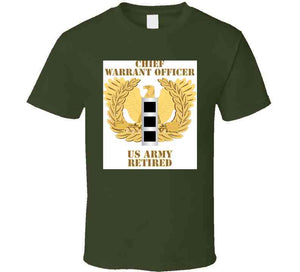 Army - Emblem - Warrant Officer - Cw3 - Retired T Shirt