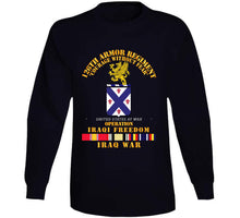 Load image into Gallery viewer, Army - 126th Armor Regiment - W Iraq Svc Ribbons - Oif - T Shirt
