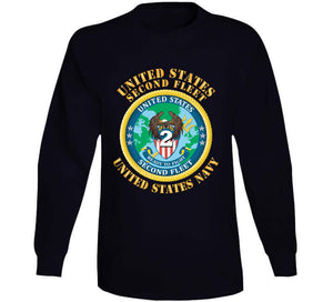 Navy - United States Second Fleet X 300 V1 Long Sleeve