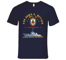 Load image into Gallery viewer, Navy - Destroyer - Uss John S Mccain - Ship T Shirt
