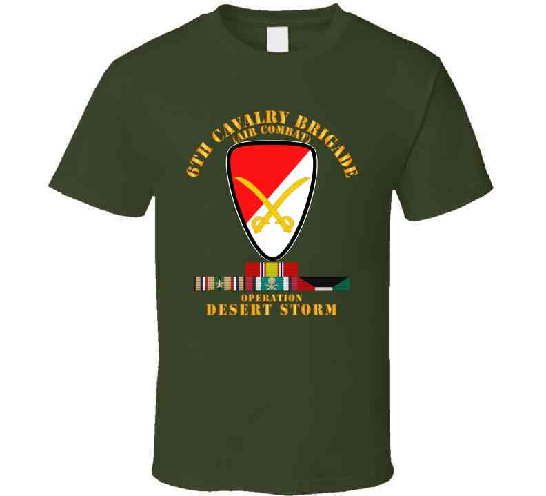 6th Cavalry Brigade - Desert Storm with Desert Storm Service Ribbons ...
