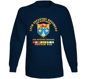 Army - 2nd Bn 12th Inf W Vn Svc Ribbons X 300 Classic T Shirt, Crewneck Sweatshirt, Hoodie, Long Sleeve, Mug