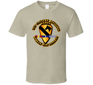 Army - 1st Cavalry Division - Korea w SVC Ribbons T Shirt
