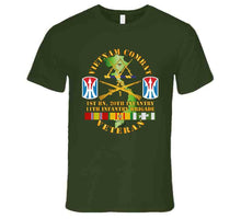 Load image into Gallery viewer, Army - Vietnam Combat Veteran W 1st Bn 20th Inf - 11th Inf Bde Ssi T Shirt
