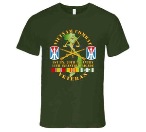 Army - Vietnam Combat Veteran W 1st Bn 20th Inf - 11th Inf Bde Ssi T Shirt